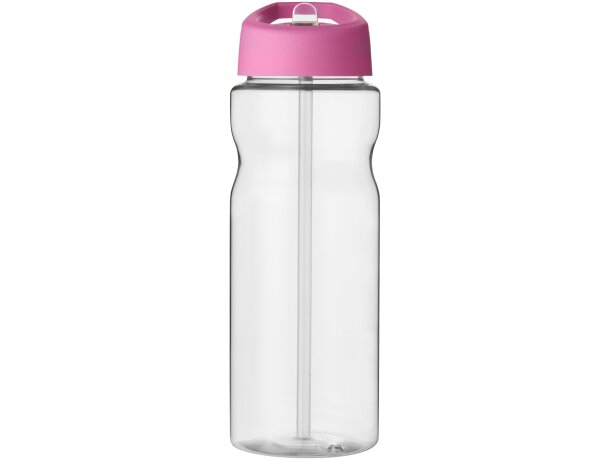 H2O Active® Base Bidón deportivo con tapa con boquilla de 650 ml Transparente/rosa detalle 82