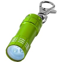 Llavero linterna con anilla dividida personalizado verde Llavero linterna con anilla dividida personalizado verde
