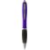 Bolígrafo ergonómico con clip Morado/negro intenso