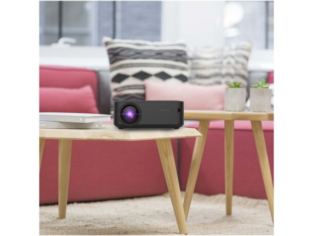 Proyector portátil Prixton Lumière con resolución 720p nativa Negro intenso detalle 7