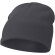 Gorro Izu de acrílico con punto de costilla 1x1 Gris tormenta