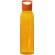 Botella de 650 ml con tapa de rosca personalizada personalizado naranja
