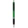 Bolígrafo de color liso con empuñadura de goma Turbo Verde/negro intenso