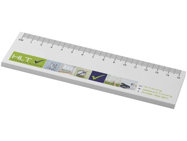 Libreta con notas adhesivas Sticky-Mate papel reciclado Blanco detalle 2