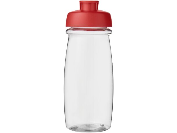 H2O Active® Pulse Bidón deportivo con Tapa Flip de 600 ml Transparente/rojo detalle 63