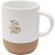 Taza cerámica Billie 300 ml con base de corcho Blanco detalle 1