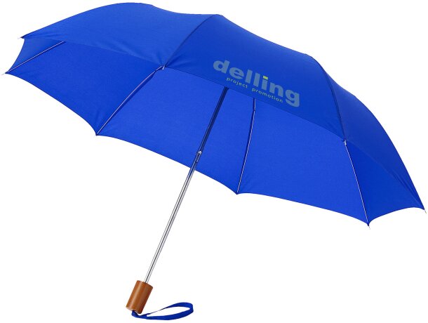 Paraguas plegable en 2 secciones de colores personalizado
