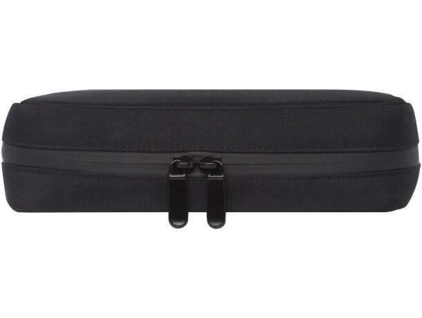 Bolsa organizadora reciclada GRS Rise con forro de felpa Negro intenso detalle 6