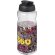 Bidón deportivo con tapa Flip 1 litro H2O Active Big Base Negro intenso detalle 7