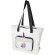 Bolsa tote plegable EcoFold de poliéster reciclado certificado GRS Blanco detalle 4