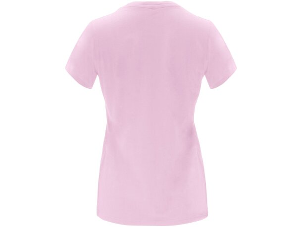 Camiseta manga corta mujer Capri Roly 100% algodón 170 g/m² Rosa claro detalle 98