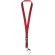 Lanyard con hebilla separable y enganche para móvil Sagan Rojo