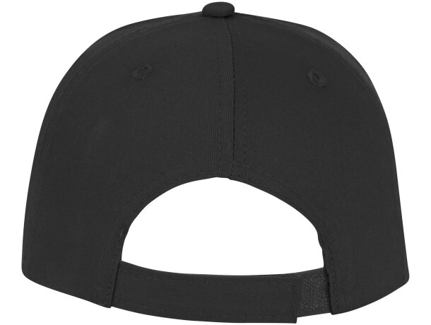 Gorra dividida en 6 paneles. Ideal para merchandising Negro intenso detalle 43