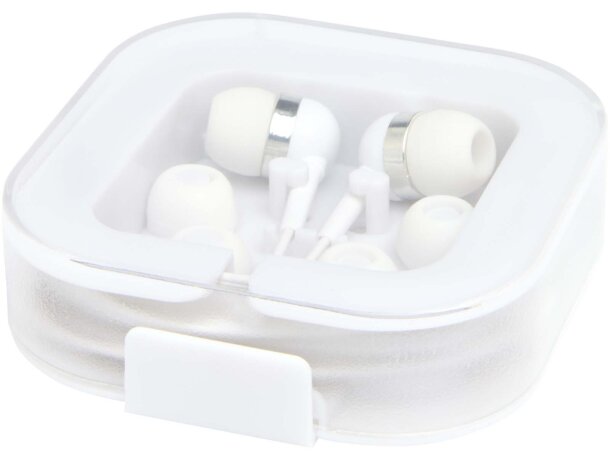 Auriculares tipo C Baekdu con plástico ABS reciclado Blanco detalle 5