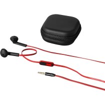 Cascos auriculares con control de llamadas personalizado negro intenso Cascos auriculares con control de llamadas personalizado negro intenso