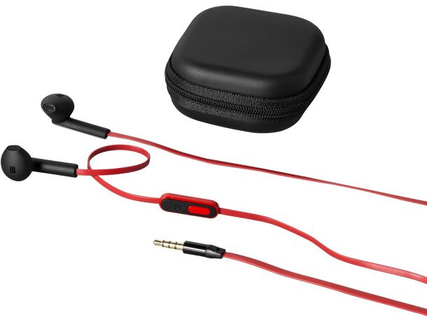 Cascos auriculares con control de llamadas personalizado negro intenso Cascos auriculares con control de llamadas personalizado negro intenso