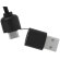 Cable de carga 5 en 1 de PET reciclado SCX.design C38 Azul/madera detalle 4