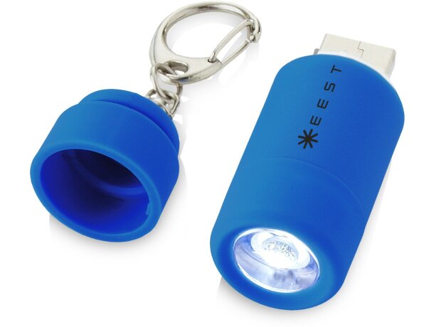 Llavero linterna usb recargable personalizado