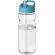 H2O Active® Base Bidón deportivo con tapa con boquilla de 650 ml Transparente/azul aqua