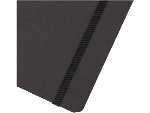 Libreta de papel de piedra A5 con páginas rayadas Holm Negro intenso detalle 10