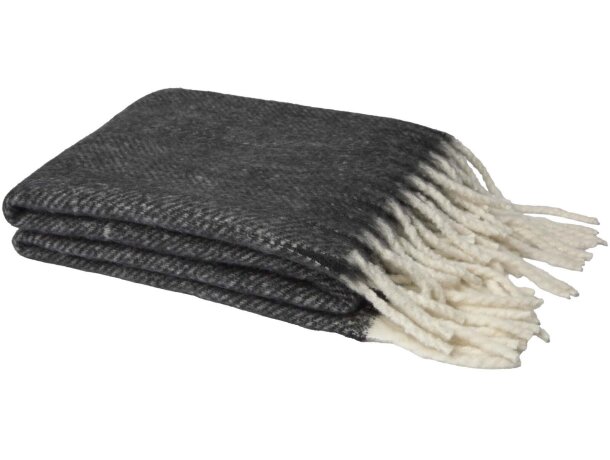 Manta reciclada Dolly con certificación GRS 125x150 cm Beige detalle 9