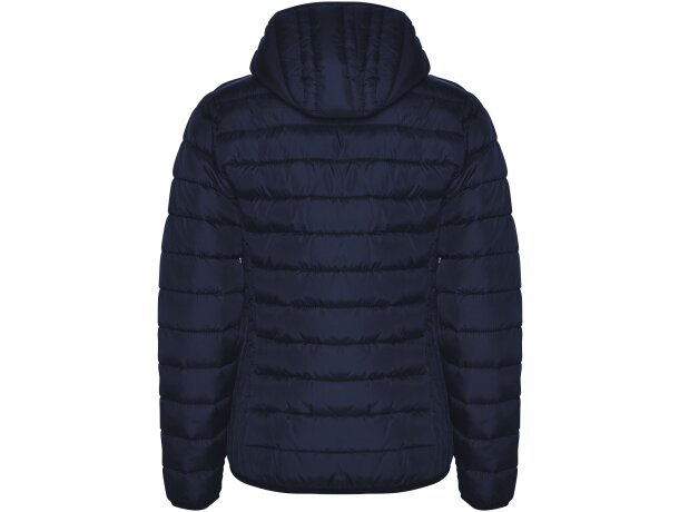 Chaqueta aislante Norway Roly con capucha para mujer Azul marino detalle 2