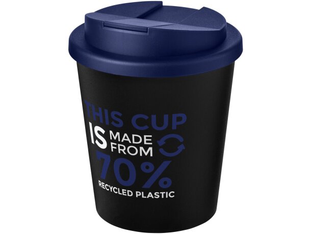 Vaso reciclado de 250 ml con tapa antigoteo Americano® Espresso Eco original