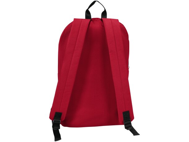 Mochila para portátil de 15 poliéster 600D correas ajustables Rojo detalle 9