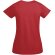 Camiseta mujer algodón orgánico Breda de Roly Rojo detalle 41