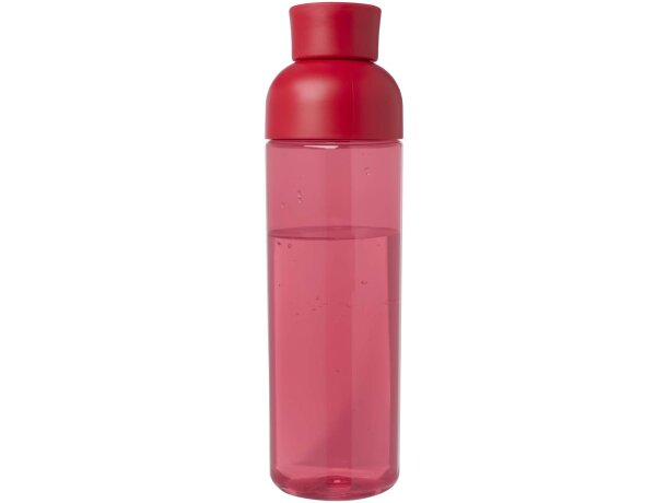Botella agua RPET 600ml Illuminate con asa silicona Rojo detalle 38