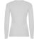 Camiseta manga larga mujer algodón 100% Roly Extreme Blanco detalle 2