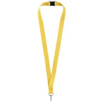 Lanyard con cierre de seguridad negro intenso barato