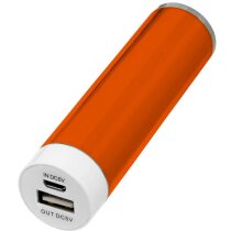 Batería externa de 2200 mah personalizada naranja Batería externa de 2200 mah personalizada naranja