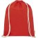 Mochila de cuerdas de algodón orgánico GOTS de 140 g/m² 5L Orissa Rojo detalle 11