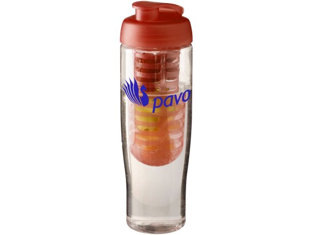 H2O Active® Tempo Bidón deportivo e infusor con Tapa Flip de 700 ml Transparente/naranja detalle 19