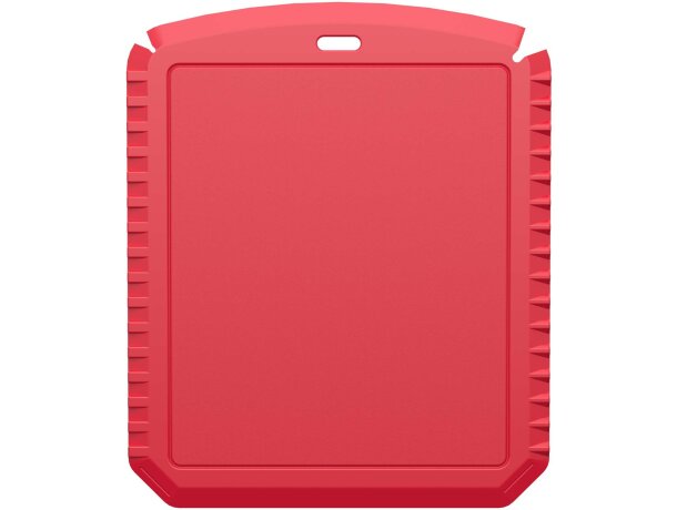 Rascador hielo rectangular reciclado Thrym Rojo detalle 11