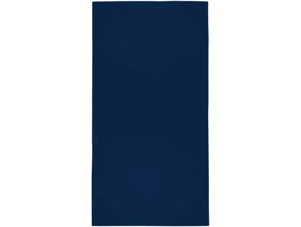 Toalla deportiva Lucas RPET 70x140 con bolsa reciclada Azul marino detalle 12