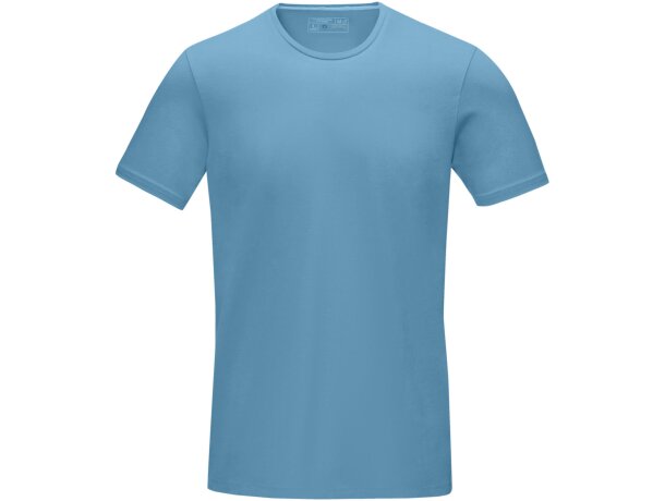Camiseta manga corta orgánica hombre Balfour algodón certificado Azul nxt detalle 14