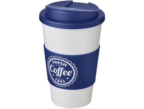 Americano® vaso 350 ml con agarre y tapa antigoteo personalizada