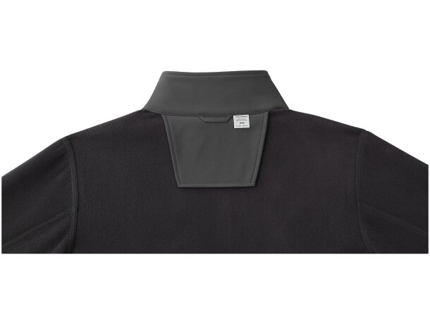 Chaqueta softshell Orion para hombre en poliéster elástico Gris tormenta detalle 28