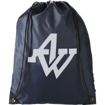 Mochila con cuerdas de gran calidad personalizada azul marino Mochila con cuerdas de gran calidad personalizada azul marino