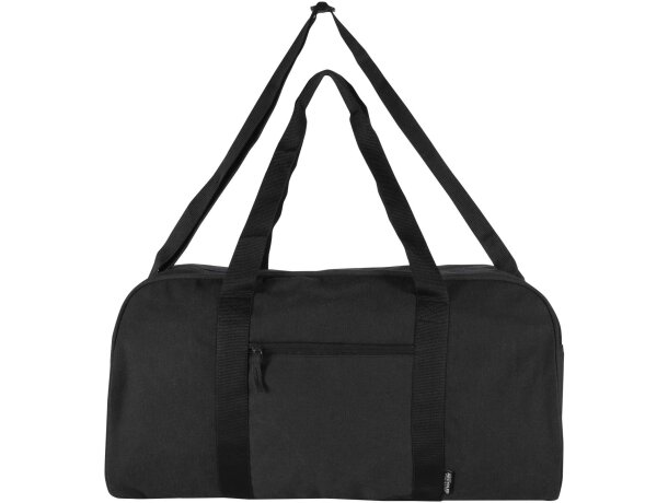 Bolsa de lona reciclada Recanvas 40 L certificada GRS Negro intenso detalle 2