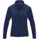 Chaqueta polar mujer Zelus con microforro 140 g/m² Azul marino detalle 26