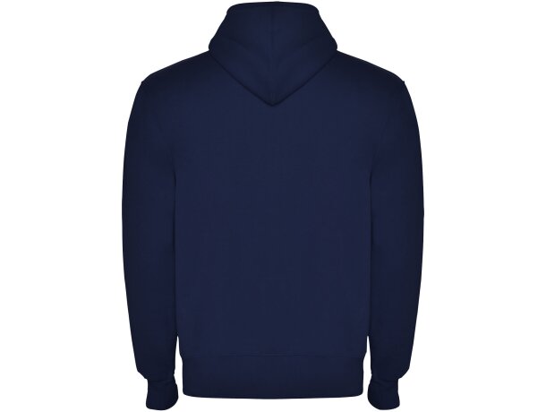 Sudadera con capucha y cremallera Montblanc Roly unisex Azul marino detalle 12