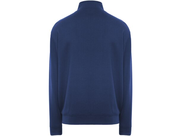 Sudadera cremallera completa unisex Ulan de Roly Azul real detalle 12