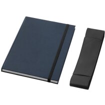 Libreta de notas con tapas de cartón duro personalizada negro intenso Libreta de notas con tapas de cartón duro personalizada negro intenso