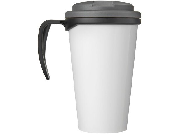 Brite-Americano® Grande taza 350 ml mug con tapa antigoteo grabado