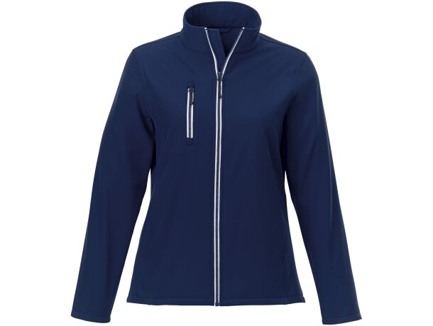 Chaqueta softshell Orion con microforro para mujer Azul marino detalle 20