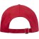 Gorra reciclada de 6 paneles GRS Trona Rojo detalle 5