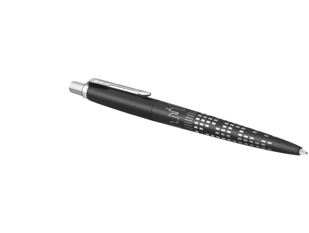Bolígrafo Parker Jotter SE Global Icons con mecanismo clic Cromado detalle 3